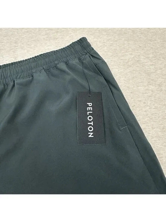 Peloton Unlined Drawstring Men’s Size L US Green Training Shorts 7” Inseam - Picture 4 of 10